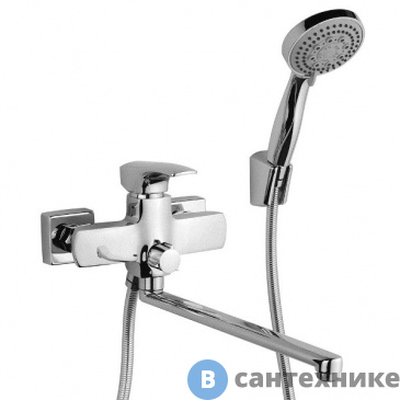 картинка Смеситель Paini ANCR112P20LMKM Angel для ванны универсальный, с акс., хром