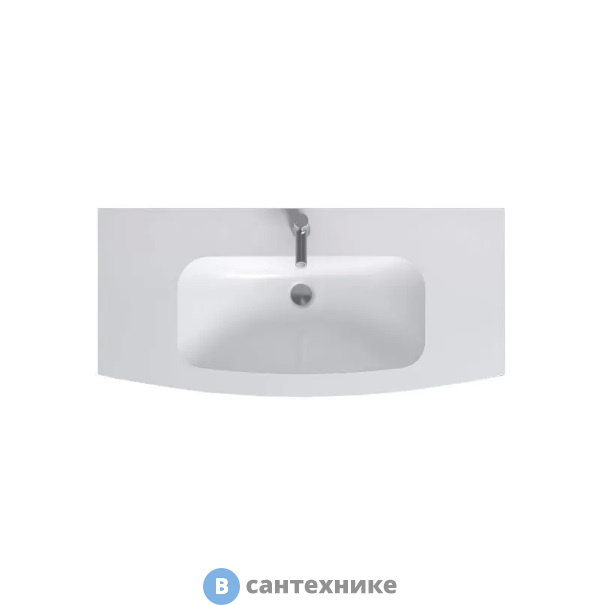 Раковина Jacob Delafon Nona EB1885RU-DE1 стеклянная, матовый белый, 100 см