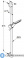 картинка Душевой гарнитур Kludi 6784091-00 FRESHLINE 1S, штанга 900 мм, белый