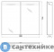 картинка Зеркальный шкаф BelBagno SPC-2A-DL-BL-800 с нижней подсветкой дверей с двумя распашными дверьми с двусторонним зеркальным полотном, со стеклянными полками, с розеткой и сенсорным выключателем