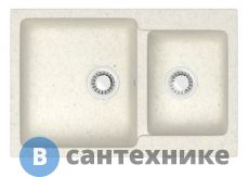Кухонная мойка AZARIO Grand (765х500х190) хлопок, сифон + герметик (CS00079904)