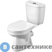 Унитаз-компакт Santek АНИМО 1.WH30.2.135 с горизонт. выпуском, двухр.арм., сиденье микр. /36х63,5/ (белый)