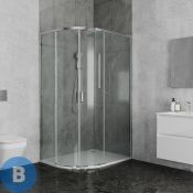 Душевое ограждение Ambassador Queen 11011103R (120х80х200) асимметрия, хром, стекло прозрачное, раздвижная