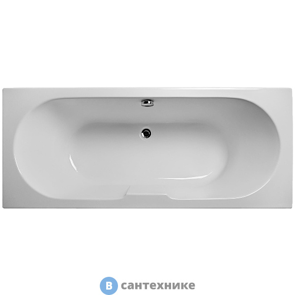 Ванна Aquanika FORM 170*75 (A1017075026), без ножек и сифона