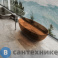 картинка Ванна прозрачная Vincea VBT-6T01BR, 1700*750*550, янтарь прозрачный