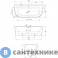 картинка Акриловая ванна CEZARES белая матовая, METAURO-INT-Wall-180-80-60-W-MATT