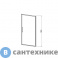 картинка Душевая дверь Vincea Slim 8mm VDP-4SL100CLB, черный, стекло прозрачное