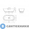 картинка Ванна из искусственного камня Vincea VBT-4S04MW, 1700*800*560, белый мат., слив-перелив в комплекте