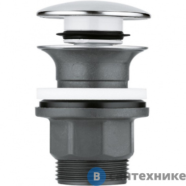 картинка Донный клапан Grohe 40824000 нажимной