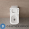 картинка Унитаз подвесной ABBER Rechteck AC1220TC белый, безободковый, смыв торнадо, с закрытым дном