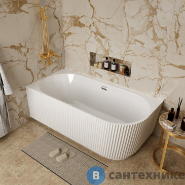картинка Ванна акриловая Grossman Cristal GR-2205FL (75х150х58) рифленая
