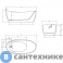 картинка Ванна из искусственного камня Vincea VBT-6S03MW, 1700*800*630, белый мат., слив-перелив в комплекте