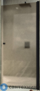 картинка Душевая дверь на монопетле MaybahGlass 1980*800 Стекло 6 мм Бронза матовая (MGD-805-6)