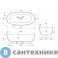 картинка Ванна прозрачная Vincea VBT-6T01B, 1700*750*550, черный
