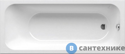 картинка Ванна акриловая Ravak CHROME SLIM 160х70 (C731300000)