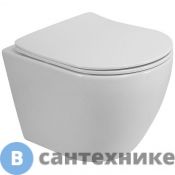Унитаз подвесной Art & MAX PARMA безободковый с вихревым смывом, в комплекте с сиденьем, AM2381CHRV/SC
