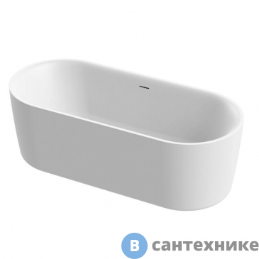 картинка Акриловая ванна CEZARES белая матовая, CEZARES METAURO-INT-Central-180-80-60-W-MATT