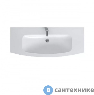 картинка Раковина Jacob Delafon Nona EB1882RU-00 из гелькоата, глянцевый белый, 120 см
