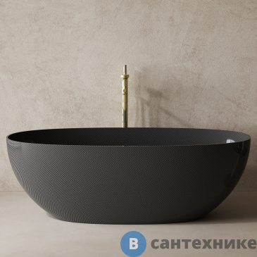 картинка Карбоновая ванна ABBER Karbon AK9001-1.7 черная