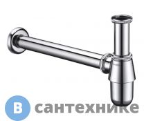 Сифон WasserKRAFT A071 для раковины латунь, нержавеющая сталь, хромоникелевое покрытие