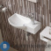 картинка Раковина WELTWASSER AISBACH 7950 GL-WT R подвесная (глянцевая белая) 450х240х125 мм
