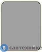 Зеркало Aquanet Контур 1000х800 LED TX антипар, черный (367663)