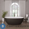 картинка Ванна акрил Grossman GR-2503M BLACK Classic (170x87x58) отдельностоящая