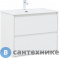 картинка Тумба с раковиной Aquanet Милан 80 цв. белый глянец (340154)