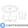 картинка Ванна прозрачная Vincea VBT-6T01BR, 1700*750*550, янтарь прозрачный