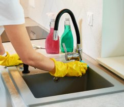 Уход за раковиной из искусственного гранита