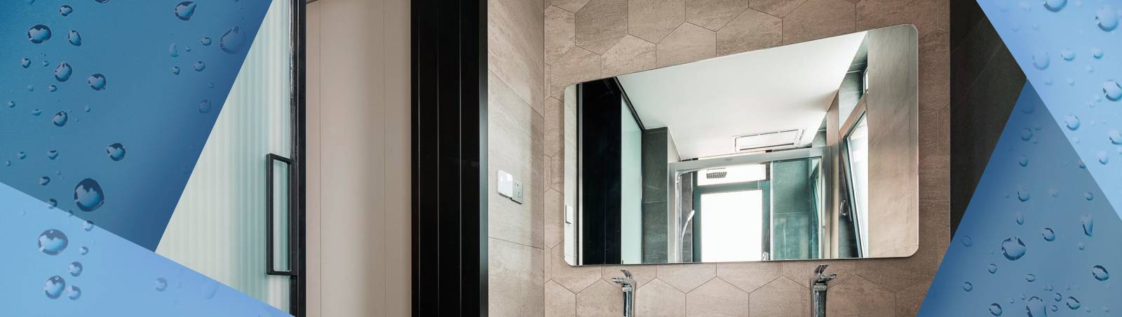 Современные зеркала для ванной комнаты