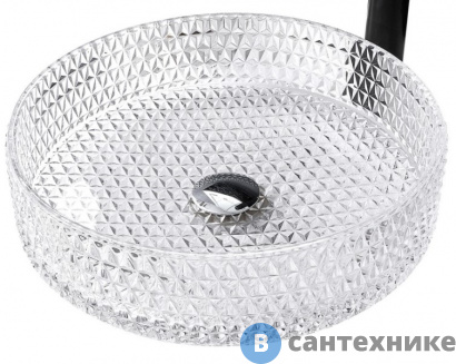 картинка Раковина ABBER Glas AK2301 накладная стеклянная, прозрачная