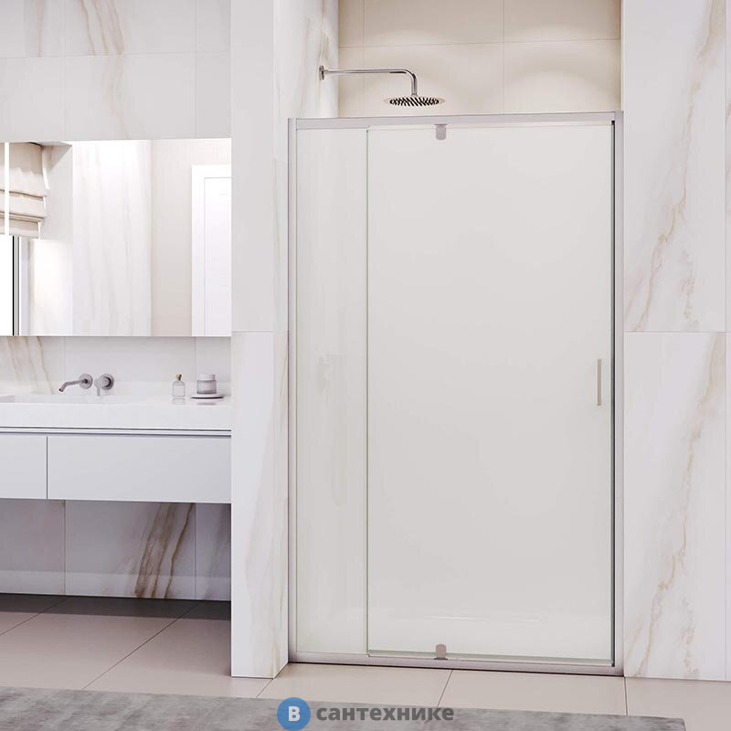 Душевая дверь RGW PA-008  80- 90*195 хром/ матовое (350800889-21)