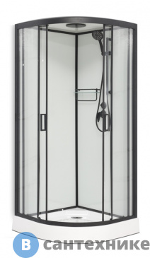 картинка Душевая кабина Frank F410 Black