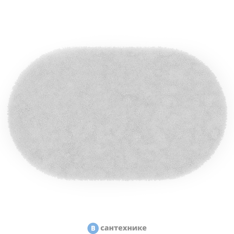 Коврик WasserKRAFT Dill BM-3940 Bright White для ванной комнаты