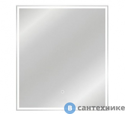 картинка Зеркало-шкаф Style line КВАРТЕТ 70*80 с подсветкой, сенсор на зеркале (2000949237343)