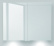 Зеркальный шкаф BelBagno SPC-2A-DL-BL-900 с нижней подсветкой дверей с двумя распашными дверьми с двусторонним зеркальным полотном, со стеклянными полками, с розеткой и сенсорным выключателем