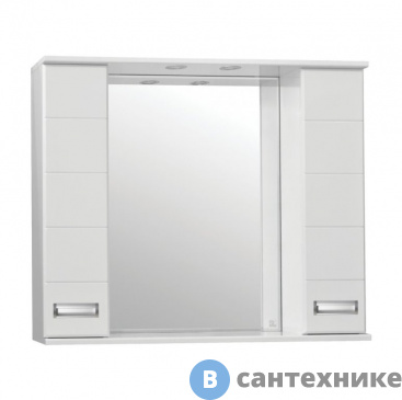 картинка Зеркальный шкаф Style line Ирис 100/С (4650134470697)