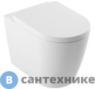 Унитаз приставной SEREL SMART со встр. форсункой биде с сиденьем-микролифт (SM11BM+BetaSlim)