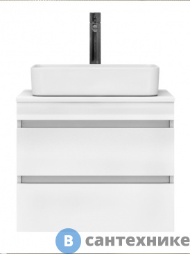 картинка Тумба под раковину VIGO Urban 600-0-2 со столешницей подвесная (умыв. Urban) (tp.URB.60.2Y)