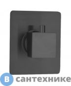 Дивертор Paini 84PZ471 Dax-R на 3 выхода, чёрный матовый PVD