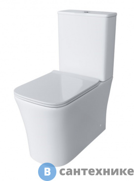 картинка Унитаз Grossman Classic GR-4467S (620*360*820) безободковый с тонкой крышкой