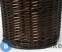 картинка Плетеная корзина WasserKRAFT Elbe WB-740-M для белья с крышкой прутья ивы