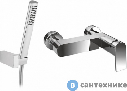 картинка Смеситель Cezares TREND-DDM-01-Cr для душа однорычажный в комплекте с ручным душем, хром