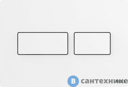 картинка Клавиша смыва TECE TECEsolid 9240433 белый матовый