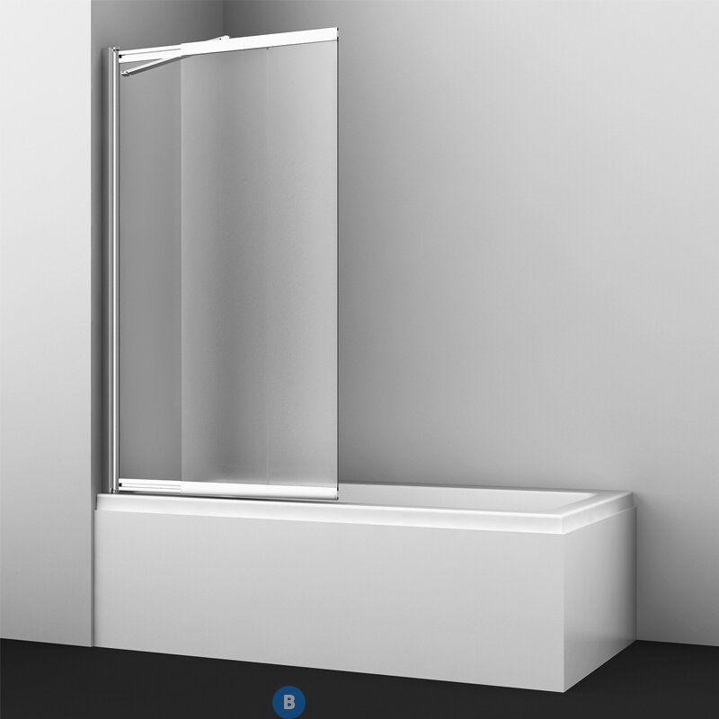 Стеклянная шторка WasserKRAFT Main 41S02-100 LM