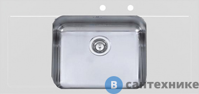 картинка Кухонная мойка IMENZA Adventure 1B 2D (110х52) белая (IV1025500)