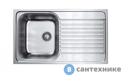 картинка Кухонная мойка OMOIKIRI Kashiogawa 86-IN нержавеющая сталь (4993453)