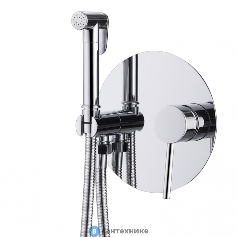 Смеситель ABBER Emotion AF8826 с гигиеническим душем, хром