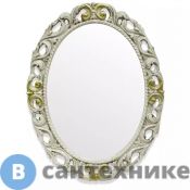 Зеркало TW collection 72х92 см, в раме, цвет рамы слоновая кость/золото (TW03642avorio/oro)